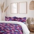 thumbnail image 2 of Ambesonne Tropical Down Alternative Quilt Comforter, Watercolor Pineapples Plot, Twin, Dark Magenta Pale Green, 2 of 5