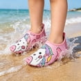 thumbnail image 4 of JAJAHO Kids Water Shoes Boys Girls Lightweight Outdoor Quick Dry Barefoot Sock Shoes For Sport Beach Swim Pool Surf 3-11Y, 4 of 5