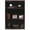 Bright White, variant on 36 in. Poplar Open Bookcase with Bead Board Paneling, Concord Cherry