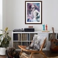 thumbnail image 4 of Art.com Astronaut Sloth Art Print, Brown Frame Wall Art, 32" x 44", 4 of 5