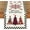 -, variant on Christmas Decorations,13x36In Long Linen Buffalo Plaid Snowflakes Xmas Tree Table Runner Winter Holiday Xmas Theme Table Decorations for Indoor Home Dining Room Kitchen Party Centerpiece Table Decor