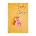 thumbnail image 1 of Glow in Dark Easter Gift Card, Resin Rabbit Pocket Card with Greeting Message, Decorative Keepsake for Holiday Gift Giving, 1 of 7