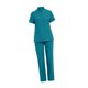 thumbnail image 3 of Conjunto de uniforme médico para mujer, uniformes de enfermería cómodos para salones de belleza y centros de salud. Azul del lago S, 3 of 9