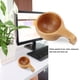 thumbnail image 2 of Wooden Tea Coffee Mug Portable Natural Wood Cup with Handle (#3), 2 of 4