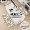 thumbnail image 5 of MeyJey Kitchen Rug Set 3 Piece, Non Slip Machine Washable Mats for Home Floor and Living Room, Beige, 5 of 6