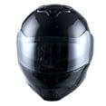 thumbnail image 3 of 1Storm Motorcycle Street Bike Modular/Flip up Dual Visor/Sun Shield Full Face Helmet HG339 Carbon Fiber Black, 3 of 6