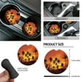 thumbnail image 6 of KUIFORTI Palm Tree Car Seat Covers Full Set with Steering Wheel Cover and Seat Belt Covers, Coasters, Rear View Mirror Cover, Car Air Vent Storage Box, Car Garbage Bag, Keychain Wrist Strap, 15 Pack, 6 of 7