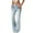 Blue, variant on Low Rise Button Fly Bootcut Denim Jeans Women - Lifting Curvy Stretchy Denim Pants - Petite Midsize Plussize Oversize Grey M