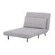 thumbnail image 3 of MUNDO IN MUEBLES Sofá Cama Génova L279 Gris | Sofá Compacto y Funcional | Asiento y Respaldo Acolchados con Tela Suave | Estructura Resistente de Madera | Diseño Plegable, 3 of 8