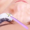 thumbnail image 5 of Fiber Tip Lash Tweezers,Non-Slip Tip Volume for Mega Volume Curved Boot Angled Tips Eyelash Tweezers For Fans Lash Applicator Tool, 5 of 5