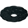 thumbnail image 3 of Ekena Millwork 17 7/8"OD x 3 7/8"ID x 1"P Terrones Butterfly Ceiling Medallion (Fits Canopies up to 3 7/8"), Hand-Painted Night Shade, 3 of 6