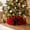 Red, variant on Christmas Tree Collar Tree Bottom Skirt Panel Suitable for Christmas Surrounding Feeling Decoration