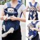 thumbnail image 4 of Bolsa de transporte para mascotas KAIYANG gran capacidad hasta 10 kg mochila ajustable cómoda azul, 4 of 5