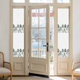 thumbnail image 2 of Green Botanical Window Privacy Film, Watercolor Tree Static Cling UV Sun Blocking Heat Control Window Tint Day and Night, Non-Adhesive Reusable One Way Windows Privacy Cover 17.7''x78.7'', 2 of 7