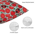 thumbnail image 3 of Yiaed Cute Tomato Print Pillow Covers Super Soft Decorative Square Throw Pillow Covers Case Cushion Covers for Sofa Couch Bedroom Car Decor（No pillow core）-20"x20", 3 of 7