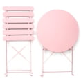 thumbnail image 6 of 3 Pieces Patio Bistro Balcony Metail Chair Table Set, 6 of 8