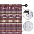 thumbnail image 4 of Blackout Kids Curtains,Red Boho Ethnic Geometric Pattern Childrens Insulated Curtains Set Of 2,Bedroom Essentials,Toddler Room Decor 52x84in(132x213cm), 4 of 5
