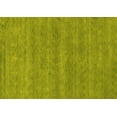 thumbnail image 1 of Ahgly Company Machine Washable Indoor Rectangle Abstract Yellow Contemporary Area Rugs, 2' x 3', 1 of 4