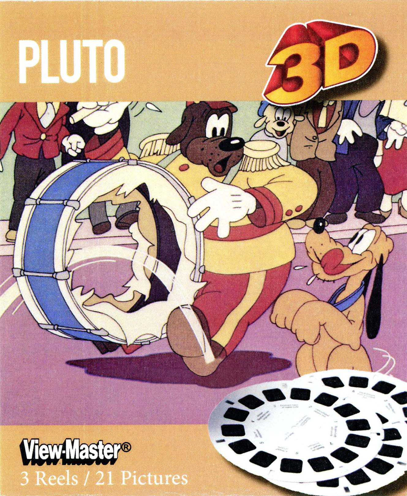 PLUTO - Disney's Classic ViewMaster - 3 Reel Set 