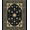 Black, Pattern 15, variant on ODIKA 4'x6' Machine Washable Non-Slip Area Rug, Abstract Burgundy High Traffic Rug, Red, 1078121