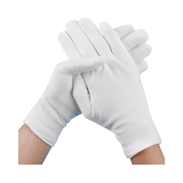 Guantes dermatológicos, 40 piezas, 20 pares, de algodón, unisex, para adultos