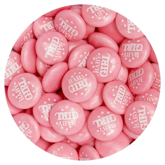 Baby Girl Pink Candy Gum Buttons, 2 Pound Bag (Approx. 180 Pieces), Pink Candy, Girl Baby Shower Candy, Baby Shower Treats, Baby Shower Candies, Baby Themed Candy, Pink Candy for Baby Shower