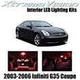 thumbnail image 1 of XtremeVision Interior LED for Inifiniti G35 Coupe 2003-2006 12 pcs Red Interior LED Kit + Installation Tool, 1 of 1