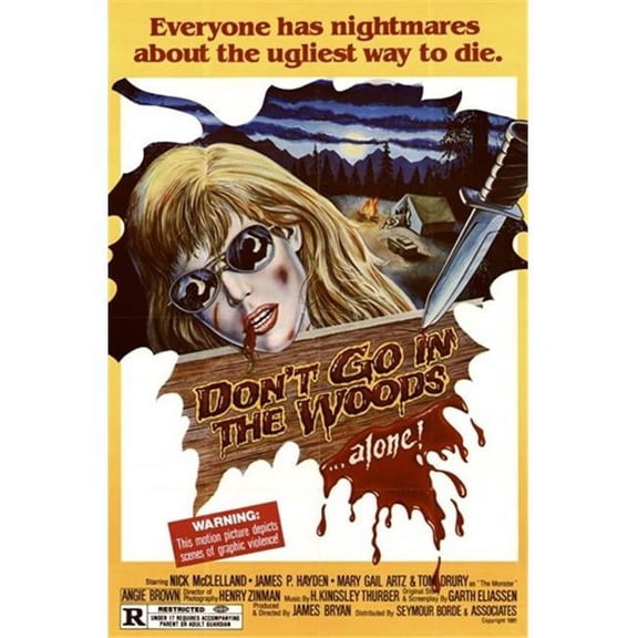 Posterazzi MOV208869 Dont Go in the Woods Movie Poster - 11 x 17 in.