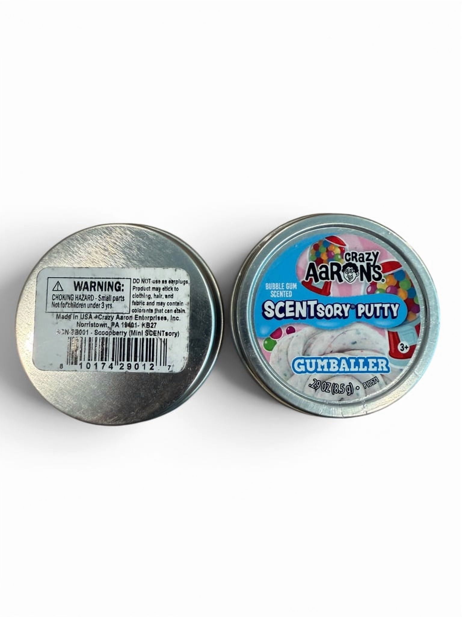 Crazy Aaron Scentsory Putty bundle (0.29oz each)- Scoopberry  and  Gumballer