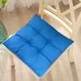thumbnail image 6 of WeDecorBay Solid Color Chair Cushion Soft Padding All-Season Use Breathable Material Versatile Design Easy to Clean Dining Office Student Seat Cushion Blue, 6 of 7