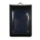 thumbnail image 3 of Funda para tarjetas con porta credencial, suave, reutilizable, con ventana transparente, tipo vertical Negro, 3 of 9