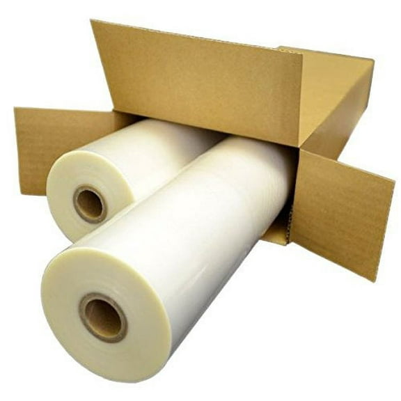 Signature Thermal Roll Laminating Film - 1.5mil 25" x 500' x 1" Core Glossy - 2 Rolls/Box