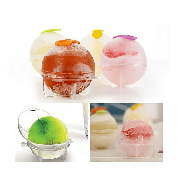 TIMIFIS Ice Mold Round Ice Maker Sphere Molds for Whisky Party Cocktails Set of 4 Gift Kitchen Gadgets