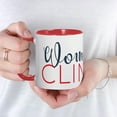 thumbnail image 5 of CafePress - Women For Clinton Mug - 11 oz Ceramic Mug - Novelty Coffee Tea Cup, 5 of 6