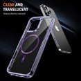 thumbnail image 5 of Dteck for iPhone 16 Pro Case, Compatible with MagSafe, Anti-Yellowing Military-Grade Protection Shockproof Slim Magnetic Phone Sleeve for iPhone 16 Pro,Purple, 5 of 7