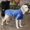 thumbnail image 4 of ORMARKET_Pet Dog Raincoat Hooded - Adjustable Waterproof Dog Rain Jacket Lightweight Reflective Dog Rain Coat Pet Slicker for Small Medium Large Dogs(Dark Blue,S), 4 of 4