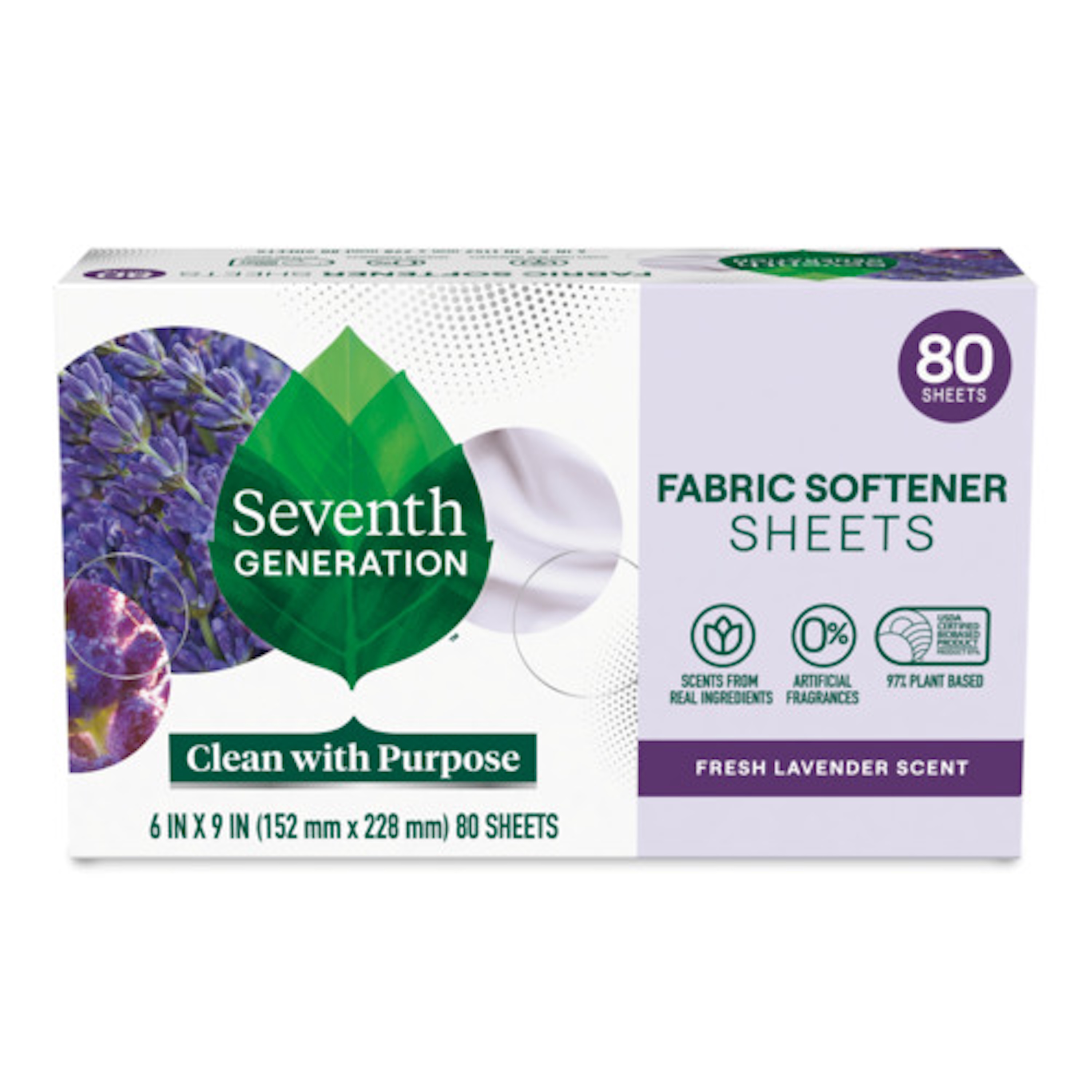 Seventh Generation Fabric Softener Dryer Sheets, Lavender photo 7