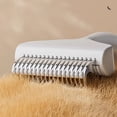 thumbnail image 4 of Undercoat Rake for Dogs & Cats, Deshedding Brush for Long haired Pets,Dog Brush for Shedding with Release Button,Best Cat Undercoat Brush&Deshedding Tool for Grooming, 4 of 9