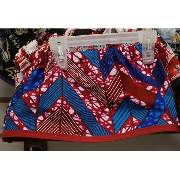 African Print Skirt, Size 6-12 Months