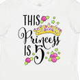 thumbnail image 4 of Inktastic This Princess is Five 5th Birthday Girls Toddler T-Shirt, 4 of 5
