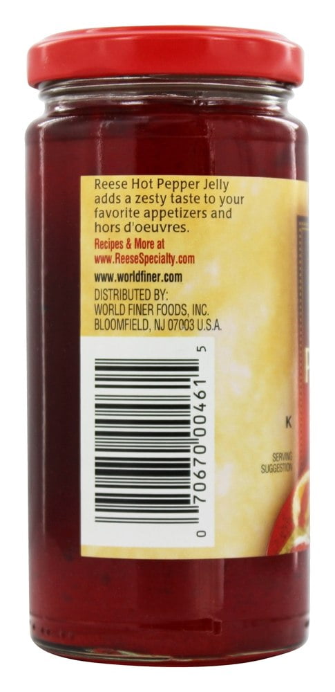 REESE, JELLY JALAPENO HOT, 10 oz, (Pack of 6)