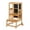 Beige, variant on UNICOO® Bamboo Adjustable Height Kids Learning Step Stool, Toddler Kitchen Standing Tower, Montessori Style Kitchen Step Stool with Double-Side Art Board for Creative Play (D057-White)