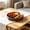 Brown M, variant on WWV Woven Storage Tray Imitation Woven Serving Basket Decorative Woven Look Fruit Table Storage Basket for Home Kitchen Countertop Snack Organization and Serving Brown