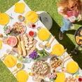 thumbnail image 4 of 228PCS Yellow Party Supplies Set Include Paper Plates Cups Paper Napkins Plastic Spoons Forks Knives for 30 Guests Disposable Party Dinnerware for Birthday Wedding Family Picnic, 4 of 6