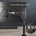thumbnail image 4 of Soporte Brazo para Monitor VIVO Negro Ajustable para Pantallas de hasta 32 y 38 Pulgadas Ultrawide, 4 of 9