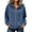 Blue 0924 hoodies for women, variant on Women's Full Zip up Jacket Plus Size Corduroy Hoodies Trendy Loose Fit Hooded Sweatshirts Outwear with Pocket Pink XL