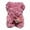 C, variant on Charming 20cm Foam Rose Bear Bouquet - Elegant Gift for Mother's Day, Valentine's Day, and Graduation