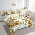 thumbnail image 3 of Castle Fairy Cartoon Snowman Deer Boy Girl 7-Piece Twin Bedding Sets,Merry Christmas Xmas Bedding Comforter Set,Happy New Year Breathable Sheet Sets,Luxury Bedroom Decor, 3 of 8