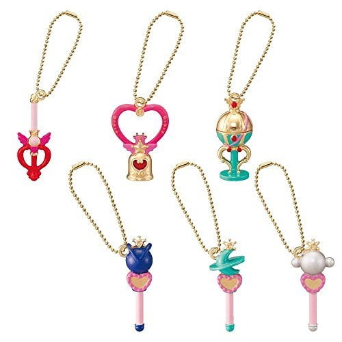Bandai Sailor Moon Wire Art Charm 2 Keychain Crystal Carillon Gashapon 
