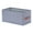Grey M, variant on Unique Bargains Storage Cube Fabric Foldable Basket with Handles for Shelves 1pcs White L